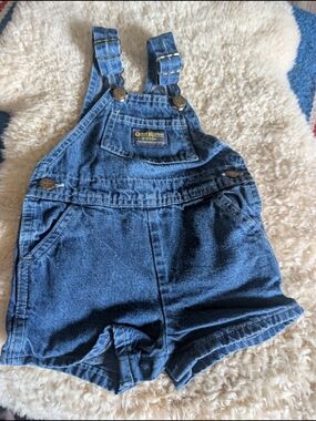 OshKosh B'gosh Toddler Denim Short Overalls - Blue